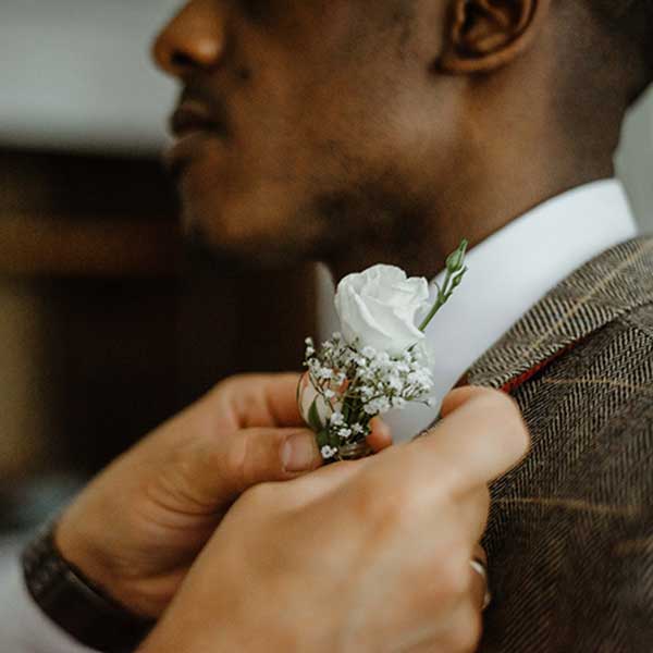 bijouw floraux : Boutonnière