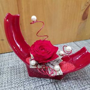 rose eternelle rouge